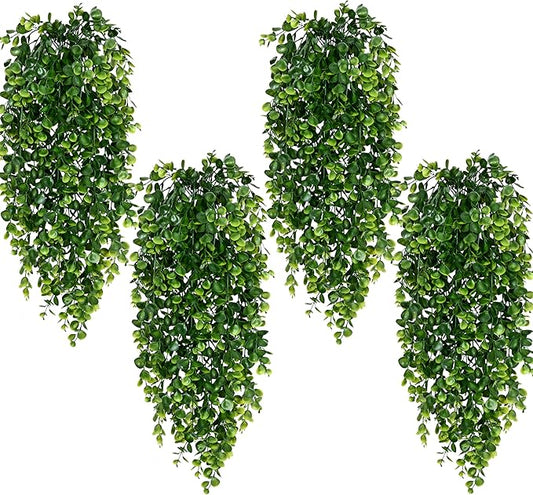Waipfaru 8Pcs Fake Hanging Plants 2.7ft Fake Plants UV Resistant Fake Vines by Waipfaru