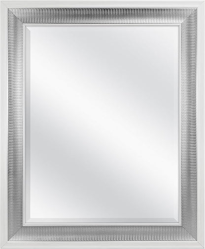 MCS 28.5x34.5 Large Wall Mirror, Vertical & Horizontal Wall Hanging Mirror by MCSIndustriesInc
