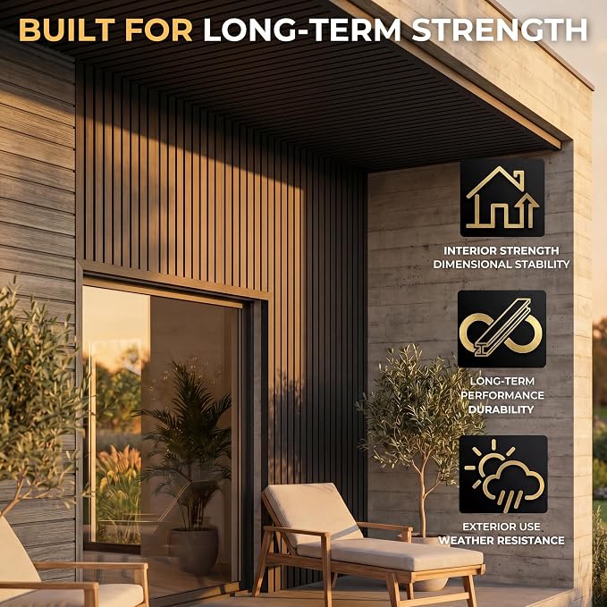 From Plain to Beautiful in Hours WPC Exterior Wall Slat Panels Waterproof - Image 6