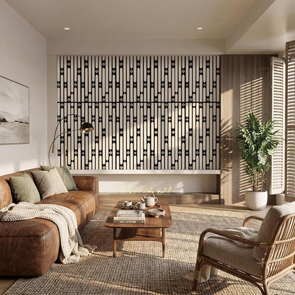 PVC Acoustic Wall Panels, Geometric Sound-Reducing Panels - Image 4