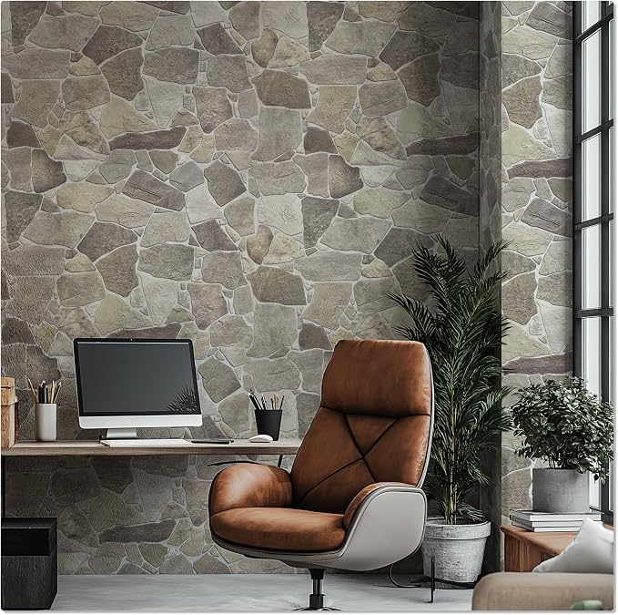 CONCORD WALLCOVERINGS ™ 5 Pack 3D Faux Brick Wall Panels, Lightweight 38.7" x - Image 7