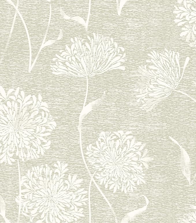 Safiyya Peel and Stick Wallpaper Floral Contact Paper Grasscloth Wall Paper by SAFIYYA