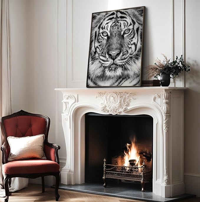 Poster Master Vintage Tiger Face Print - Image 4