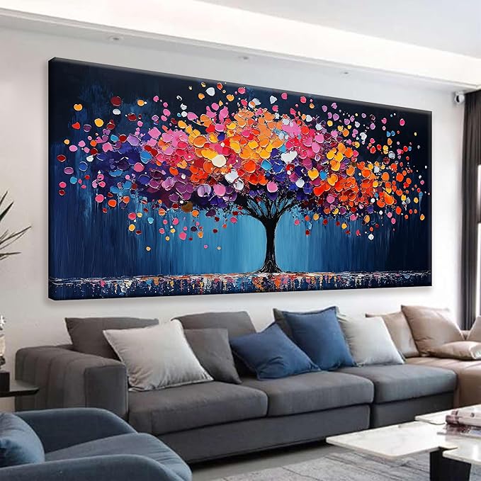 Suconvng Canvas Art Wall Decor Abstract Tree Wall Art by Suconvng