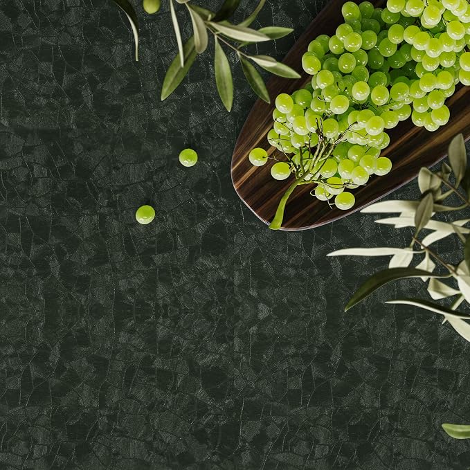 Abyssaly Dark Green Peel and Stick Wallpaper - Image 8