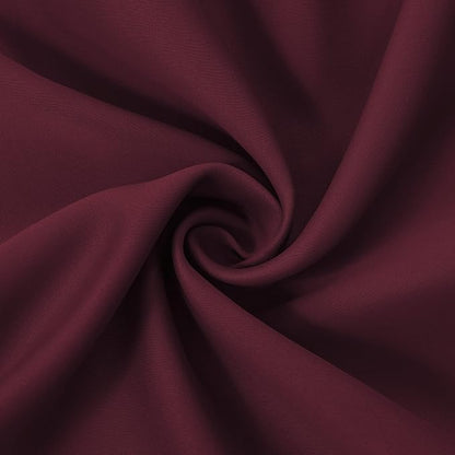 LEMOMO Burgundy Red Thermal Blackout Curtains/52 x 72 Inch/Set of 2 Panels Room - Image 5