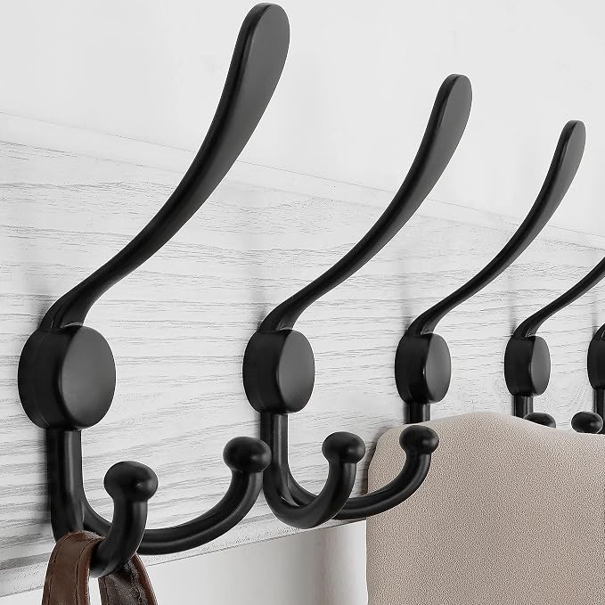SKOLOO Rustic Large Wall Mounted Coat Rack-38.6'' Long Coat Rack - Image 6