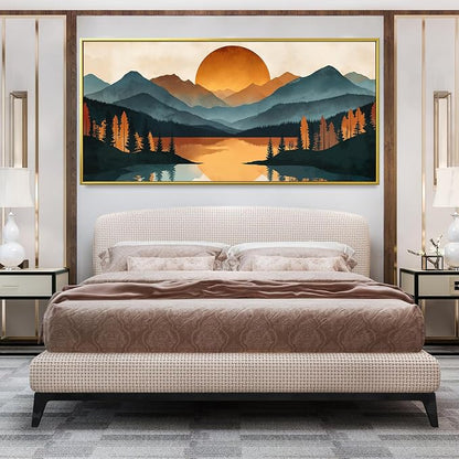 Colorful Mountain Boho Wall Art - Image 6