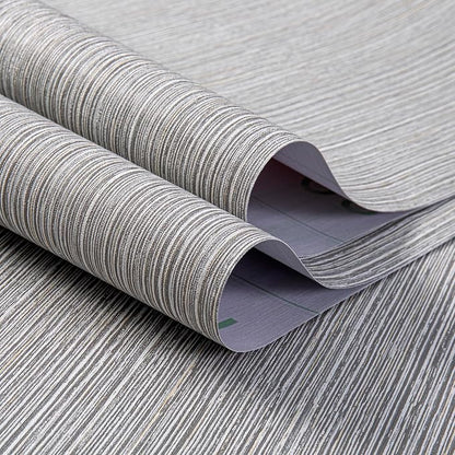 Haimin Grasscloth Wallpaper Textured 24in X 393in Fabric Contact Paper Brown - Image 7