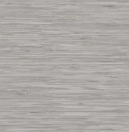 NuWallpaper Grey Grassweave Peel and Stick Wallpaper, Textured Removable by NuWallpaper