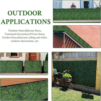 Artificial Ivy Privacy Fence Screen: 72"x 144" 4-Layer Leaf UV-Anti Faux - Image 6