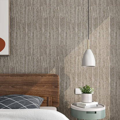 LaCheery 24"x160" Removable Grasscloth Textured Wallpaper Peel and Stick - Image 5