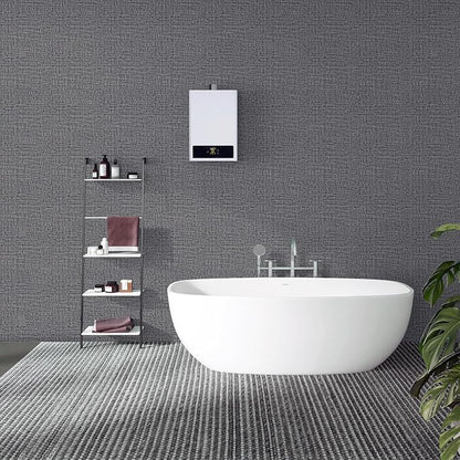 TANONE Dark Gray Wallpaper PVC Self-Adhesive Peel and Stick DIY Wallpaper Faux - Image 5