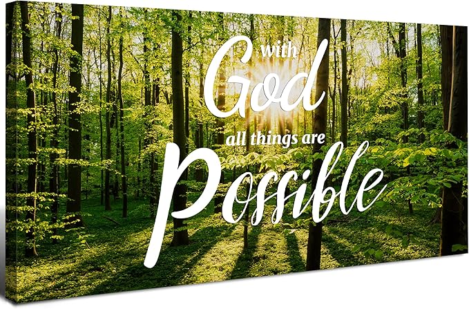 Christian Wall Decor Bible Verse Wall Art by HOME