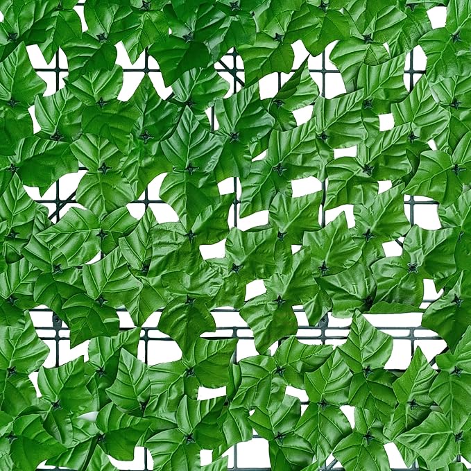 ODTORY Artificial Ivy Privacy Fence Wall Screen: 72 X144 in UV-Anti Faux - Image 7