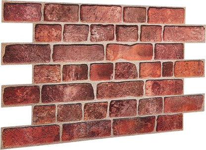 3D Faux Brick Wall Panels 37.8’’ x 18.9’’ by NOVECRAFTO