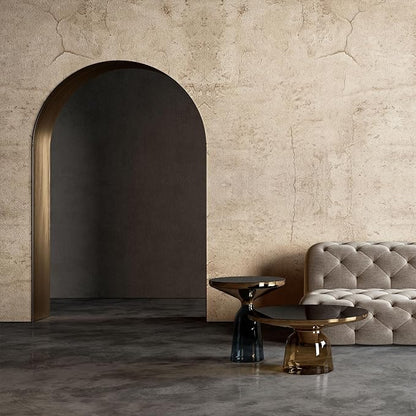 WADILE Beige Concrete Wallpaper 23.6 in * 708 in, Cement Contact Paper 3D Matte - Image 4