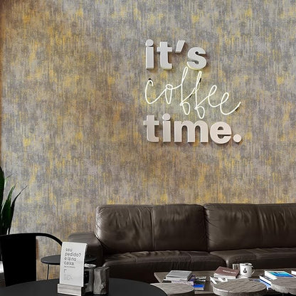 JiffDiff Vintage Metallic Peel and Stick Wallpaper Industrial Metallic Concrete - Image 3