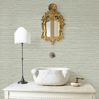 JiffDiff Grasscloth Wallpaper Peel and Stick Cream Grassweave Stick on - Image 4