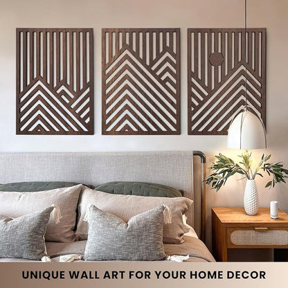 qmmp Modern Wooden Wall Sculptures - Image 2
