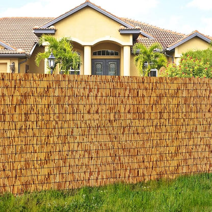 Bamboo Fencing–Handwoven, Bamboo wall Panel Outdoor Privacy Reed Screening - Image 3