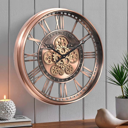 CLXEAST 21 Inch Large Roman Numeral Wall Clock - Image 7