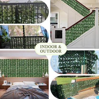 ODTORY Artificial Ivy Privacy Fence Wall Screen, 40X120 in UV-Anti Faux - Image 6