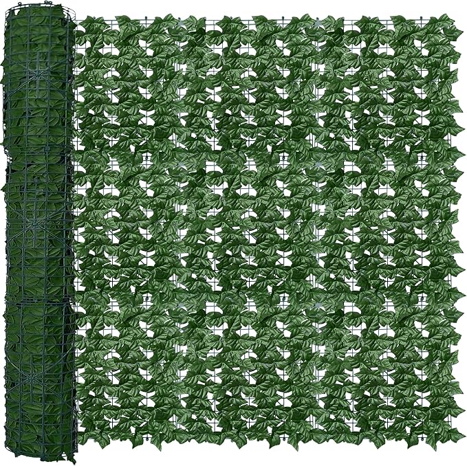 ODTORY Artificial Fence Privacy Screen: 5FT x 50FT UV-Anti Faux Greenery by ODTORYHOME