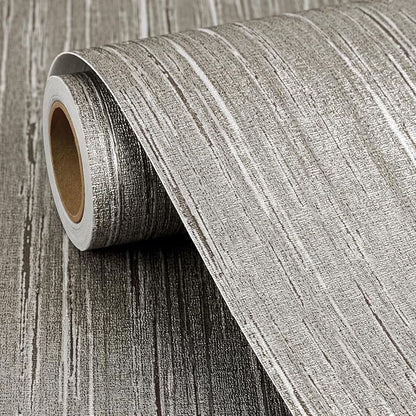 FunStick Taupe Grasscloth Peel and Stick Wallpaper Textured Grass Cloth - Image 7