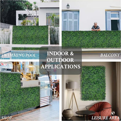 Artificial Grass Wall Panel, Outdoor Patio Balcony Privacy & Ivy Fence Covering - Image 6