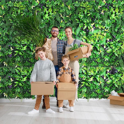 fanado Artificial Grass Wall Panels 20"x20", Hedge Green Wall Decor Backdrop - Image 6