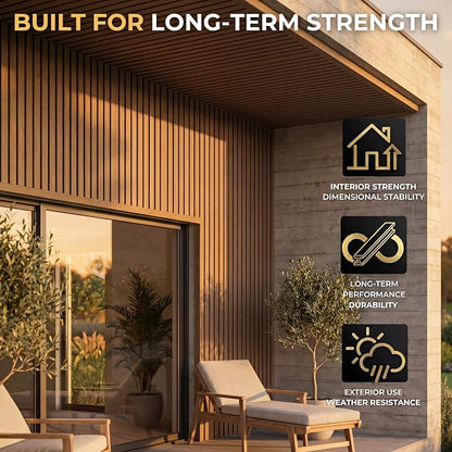 From Plain to Beautiful in Hours WPC Exterior Wall Slat Panels Waterproof - Image 5