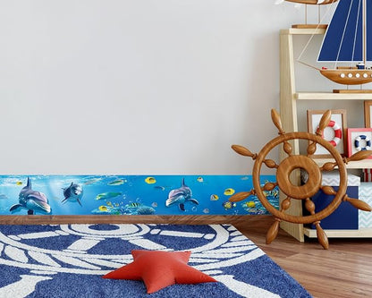 FLFK Peel and Stick Wallpaper Border Wall Decals - Image 5