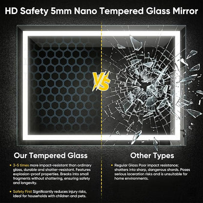 Antok 30"x 40" LED Bathroom Mirror - Image 8