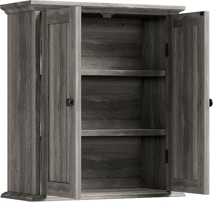 ChooChoo Bathroom Wall Cabinet, Over The Toilet Space Saver Storage Cabinet - Image 7