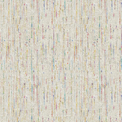 JiffDiff Woven Wallpaper Peel and Stick 17.3" x 120" Colorful Paint Grasscloth by wallpaper