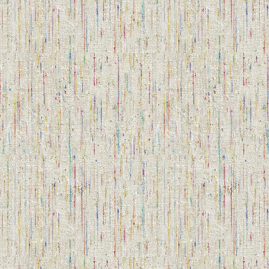 JiffDiff Woven Wallpaper Peel and Stick 17.3" x 120" Colorful Paint Grasscloth by wallpaper