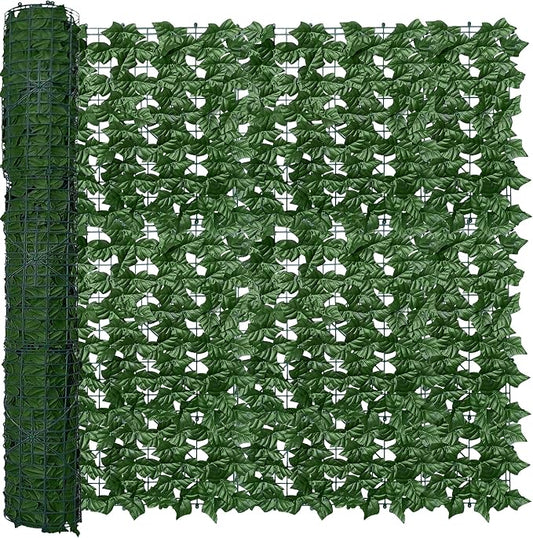 ODTORY Artificial Fence Privacy Screen: 4FT x 20FT UV-Anti Faux Greenery by ODTORYHOME