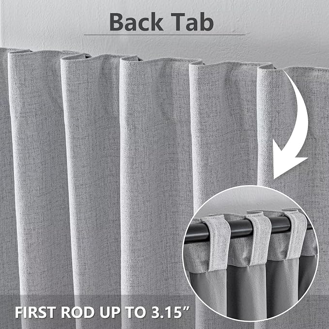 IGEMAEVE 100% Blackout Curtains 90 Inches Long - Image 3