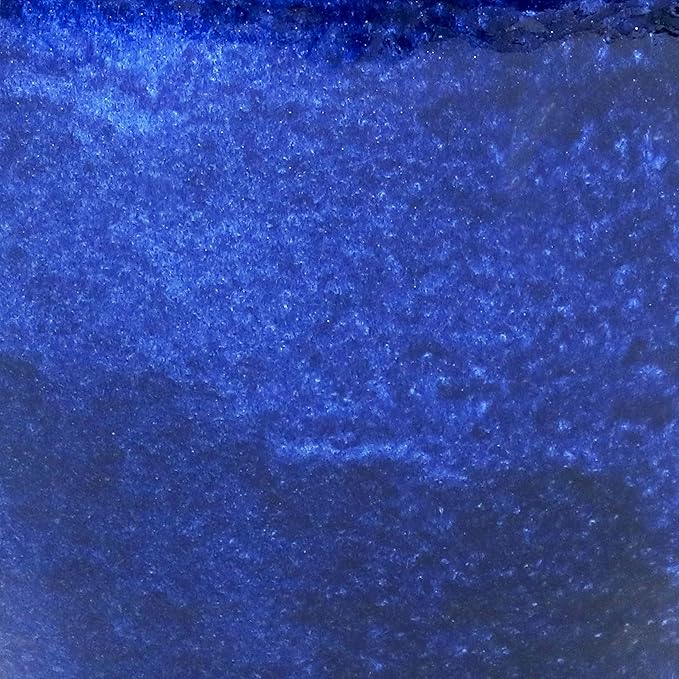 Sunnydaze 18.5" Large Ceramic Plant Pot - Round Outdoor Glazed Ceramic Planter Pot with Drainage - Imperial Blue - Studio