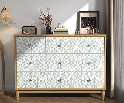 Modern Peel and Stick Wallpaper 17.3''×393'' Geometric Wallpaper Boho Contact - Image 5