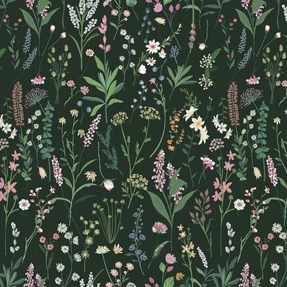 JiffDiff Floral Wallpaper Peel and Stick Farm Floral 1181" x 17.32" Wildwood - Image 8