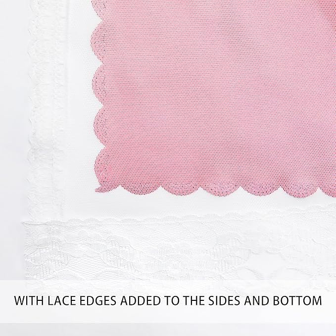 XiDi Pink Curtains for Girls Room, Kids Bedroom Blackout Curtains, Hot Pink - Image 4
