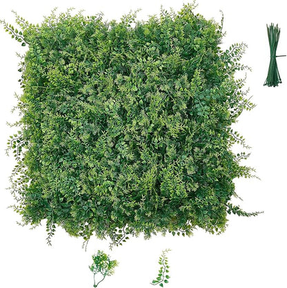 VEVOR Artificial Plant Wall, Sun Protection Greenery Backdrop Privacy Hedge by VEVOR