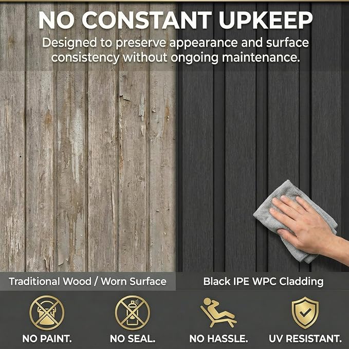 From Plain to Beautiful in Hours WPC Exterior Wall Slat Panels Waterproof - Image 6