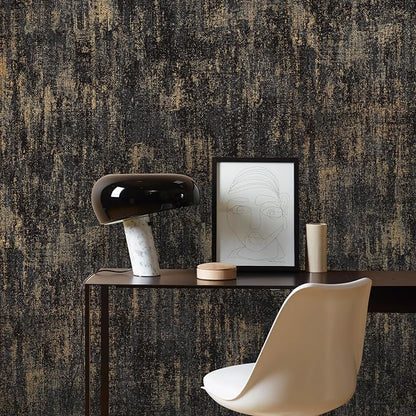 JiffDiff Vintage Metallic Peel and Stick Wallpaper Self Adhesive Industrial - Image 7