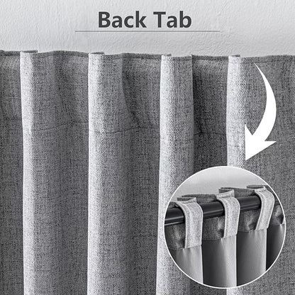 IGEMAEVE 100% Blackout Curtains 108 Inches Long - Image 3