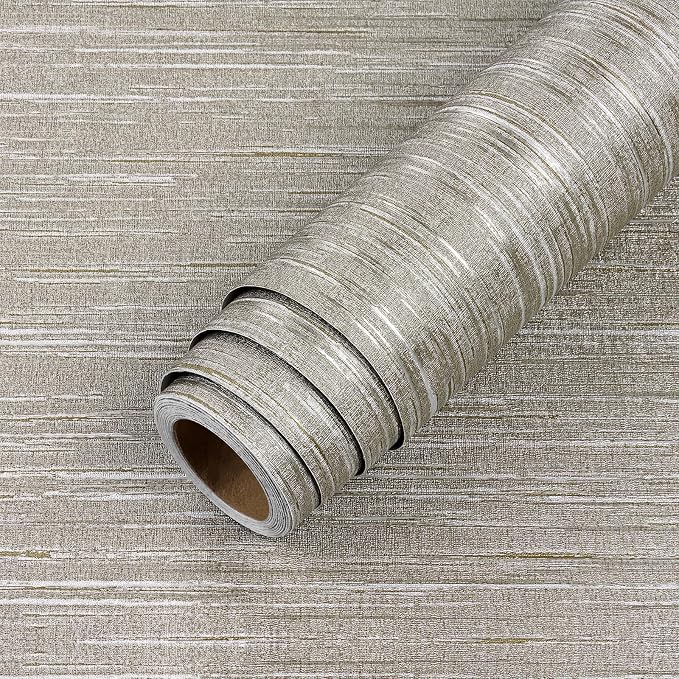 LaCheery 24"x160" Removable Grasscloth Textured Wallpaper Peel and Stick by LaCheery