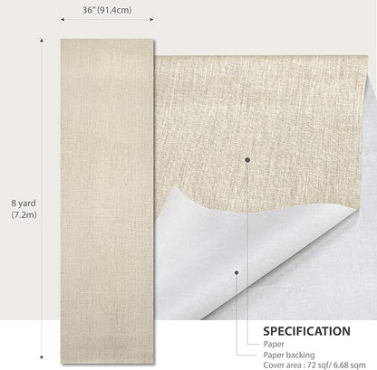 Ansehan Grasscloth Textured Wallcovering W712 Terraces Collection 36" W x 8 - Image 7