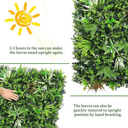 ODTORY Artificial Boxwood Topiary Hedges Panels: 54'' x 120'' UV-Protected - Image 7